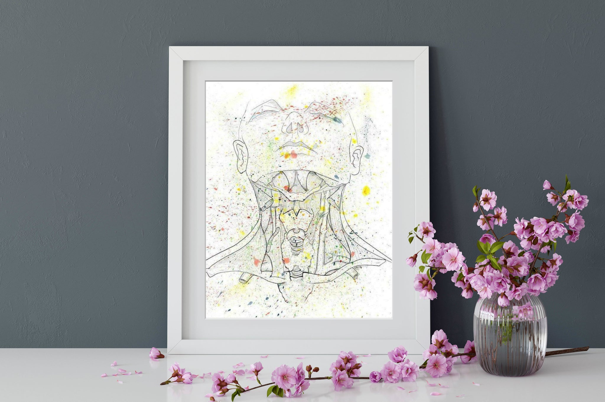 Anatomical Head and Neck Splatter