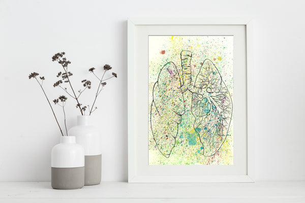 Anatomical Lungs Splatter