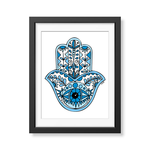 Blue Hamsa