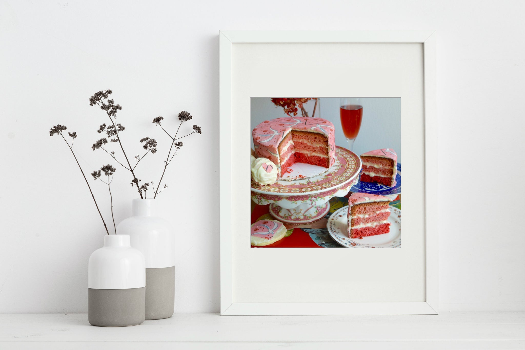 Lovebirds Cake by Chefanie