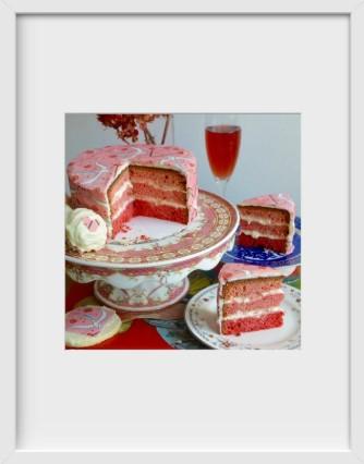 Lovebirds Cake by Chefanie