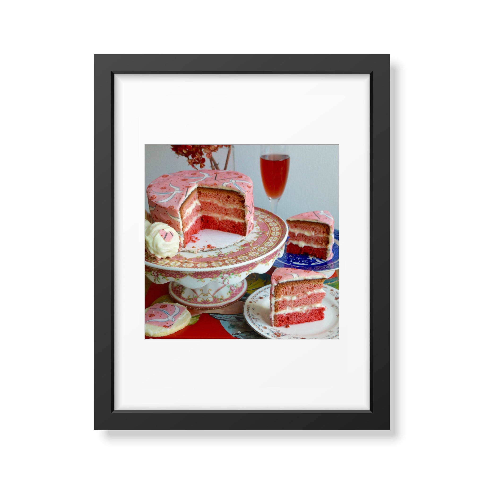 Lovebirds Cake by Chefanie