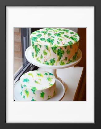 Palm Leaves Cake by Chefanie