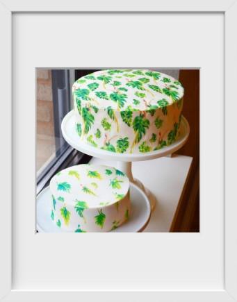 Palm Leaves Cake by Chefanie