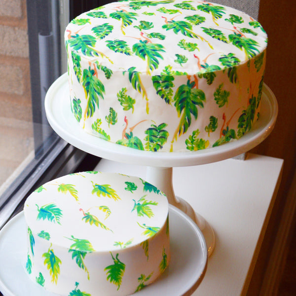 Palm Leaves Cake by Chefanie