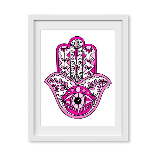 Pink Hamsa
