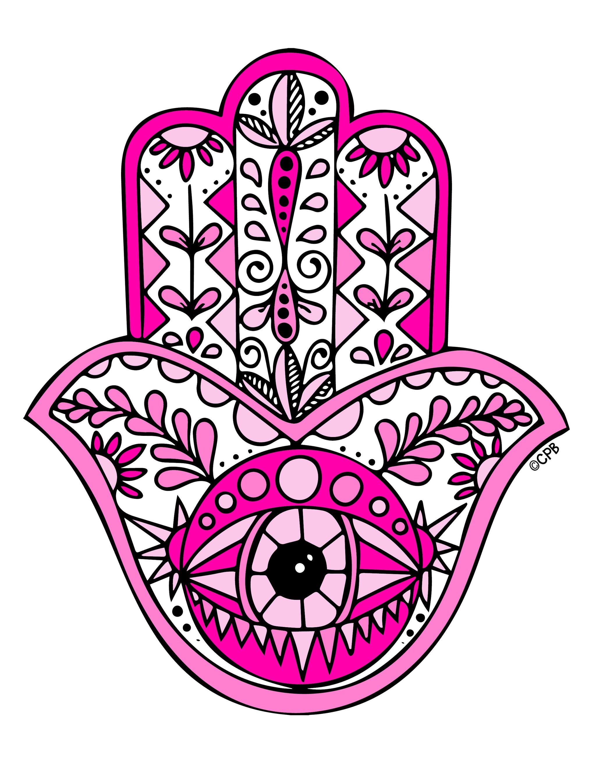 Pink Hamsa