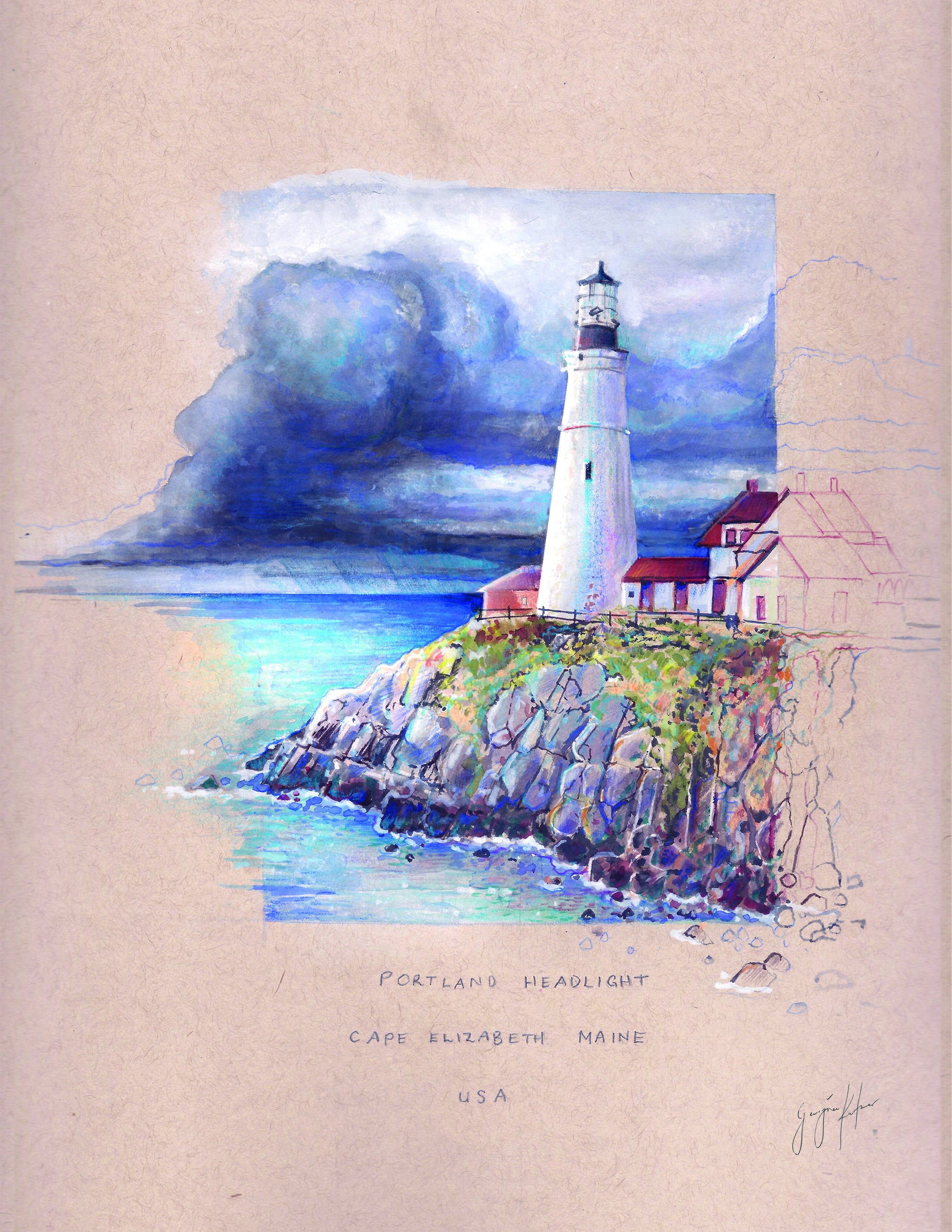 Portland Head Light, Cape Elizabeth, Maine