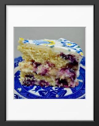 Summer Blueberry Cake by Chefanie