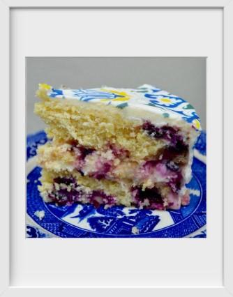 Summer Blueberry Cake by Chefanie