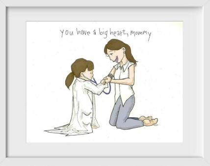 You Have a Big Heart, Mommy (brunette)